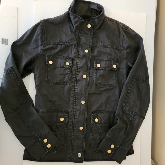 J Crew Relaxed Boyfriend Field/Utility Jacket Size S - Picture 2 of 13
